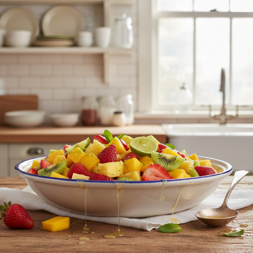 Fruit Salad with Lime Dressing
