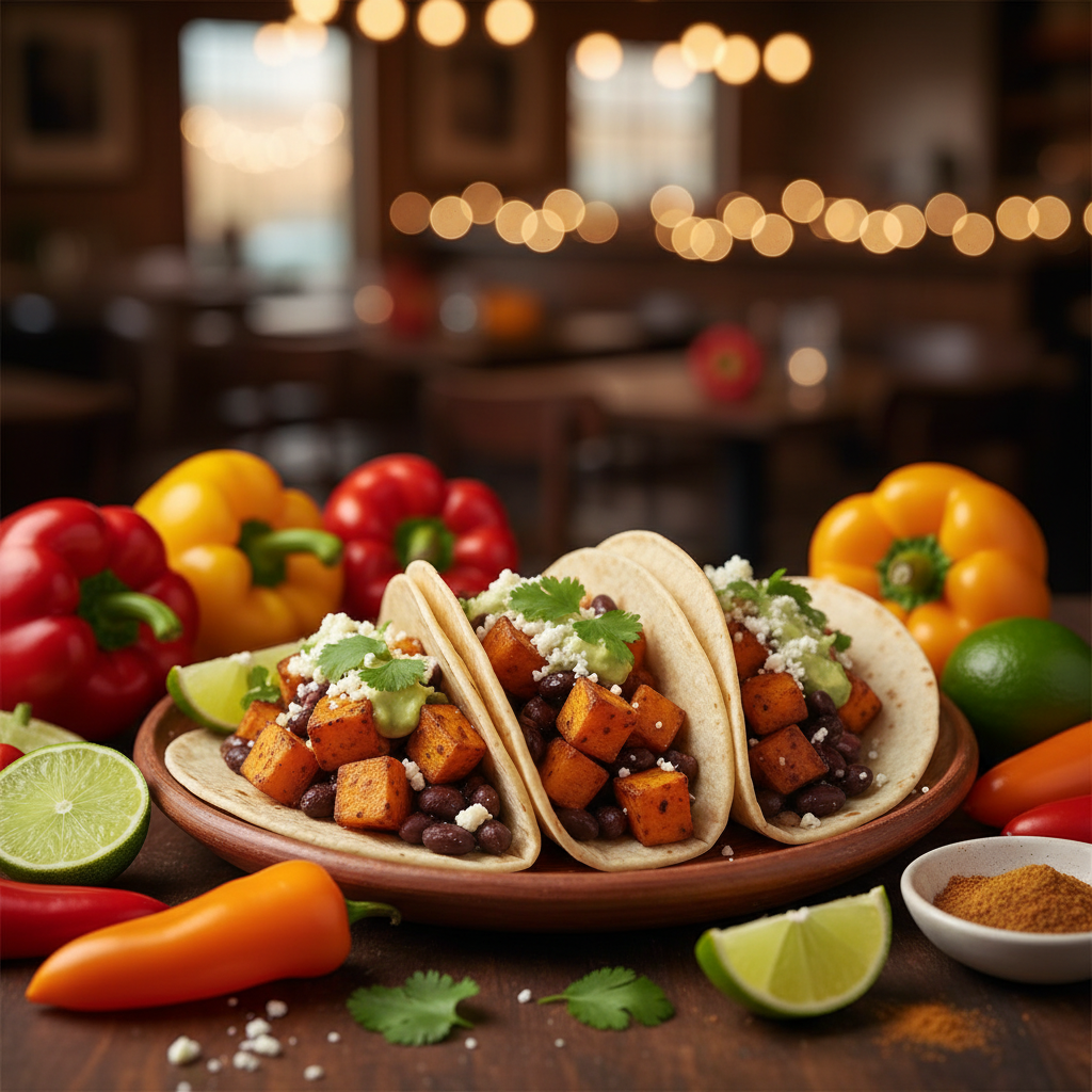 Sweet Potato Black Bean Tacos