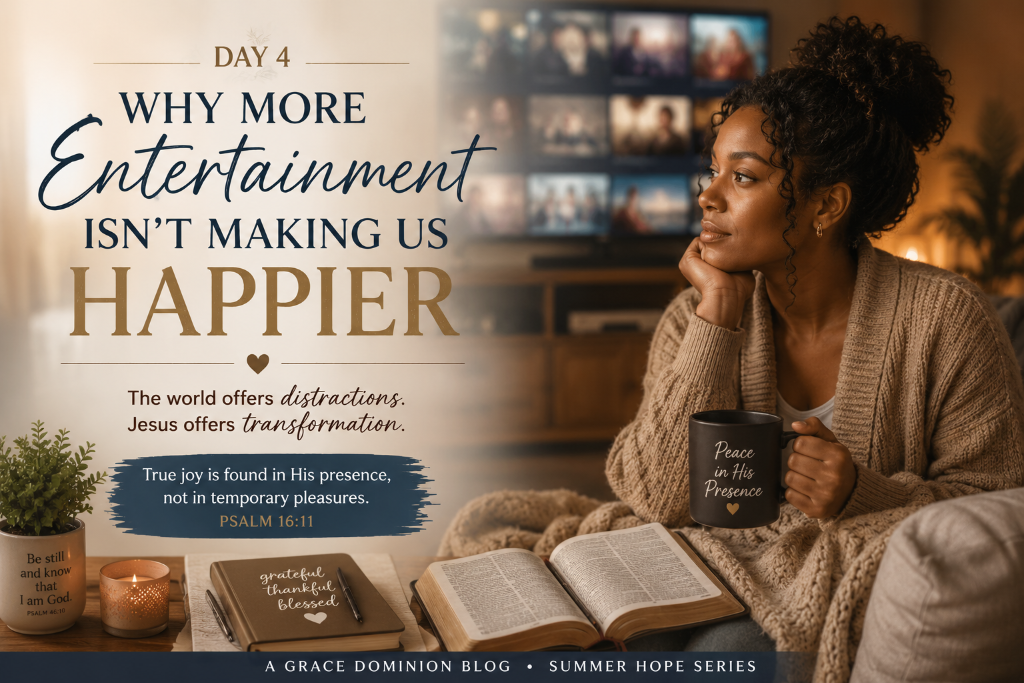Summer Hope Series: Why More Entertainment Isn't Making Us Happier