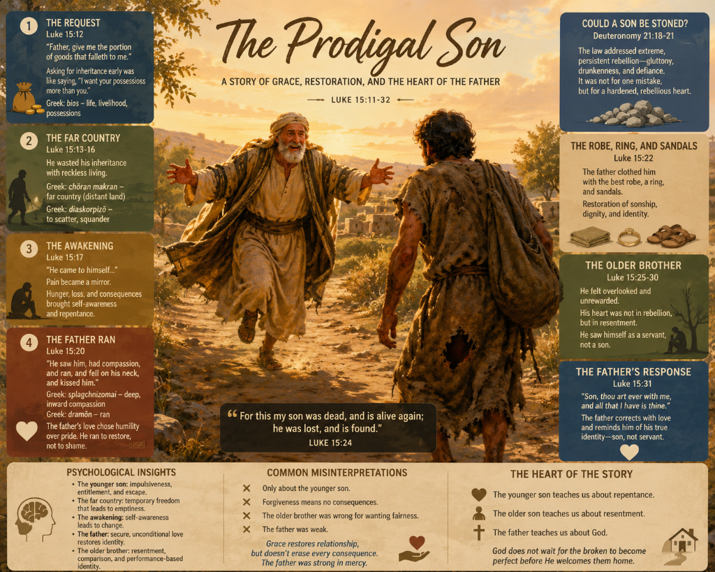 The Prodigal Son — The Father Who Ran, the Son Who Returned, and the Brother Who Resented Grace