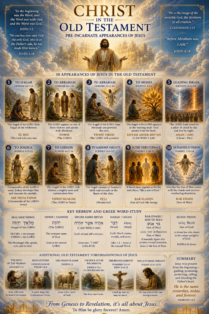 Christ in the Old Testament: Pre-Incarnate Appearances of Jesus