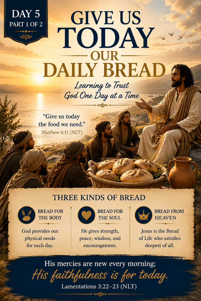 Day 5 – Part 1 of 2: Give Us Today Our Daily Bread