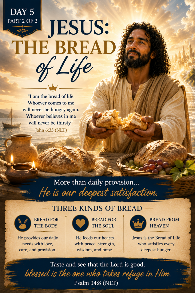Day 5 – Part 2 of 2: Give Us Today Our Daily Bread