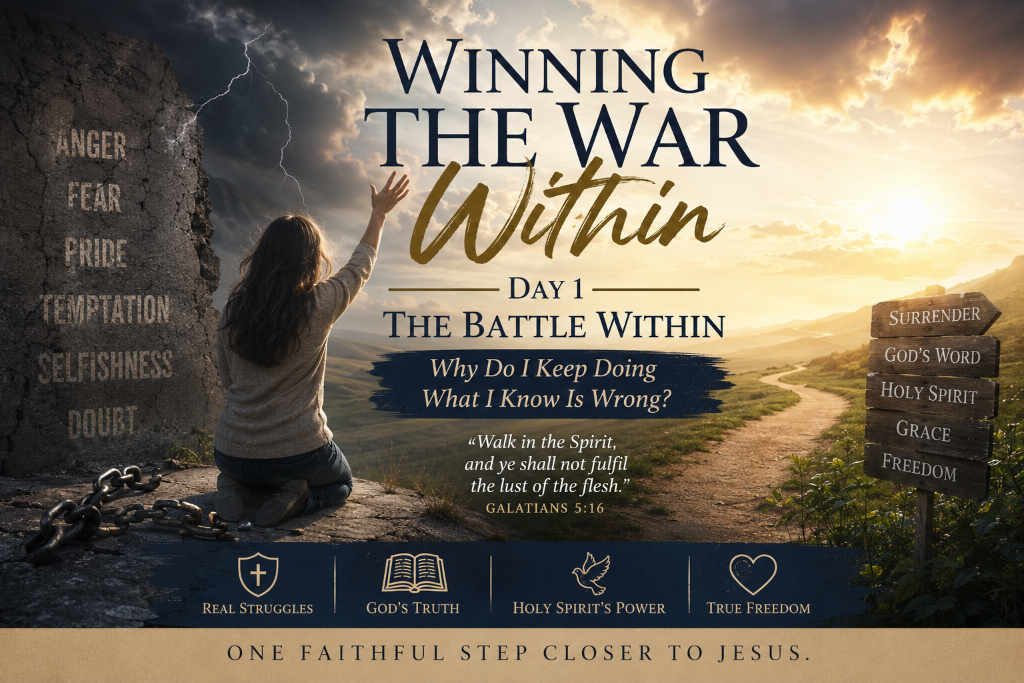 Day 1: The Battle Within - "Why Do I Keep Doing What I Know Is Wrong?"
