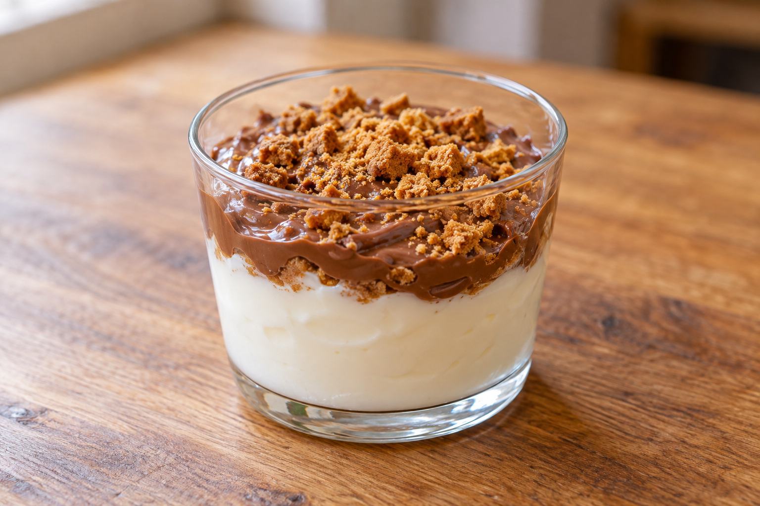 Chocolate Biscoff Greek Yoghurt Pot