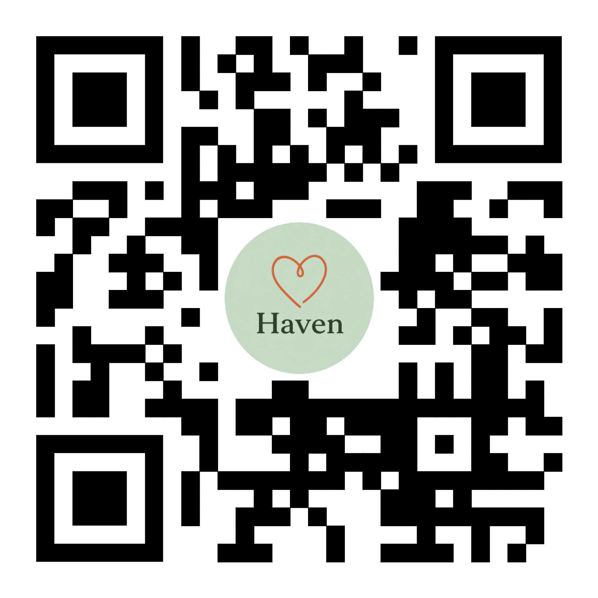 Scan to download Haven from Google Play
