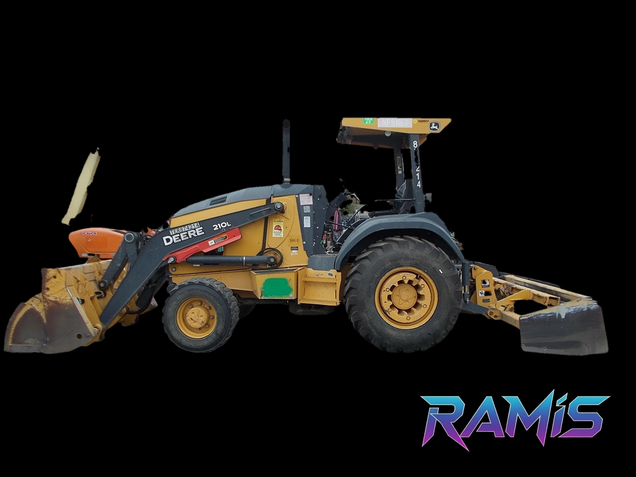 2019 Deere 210L Backhoe Loader