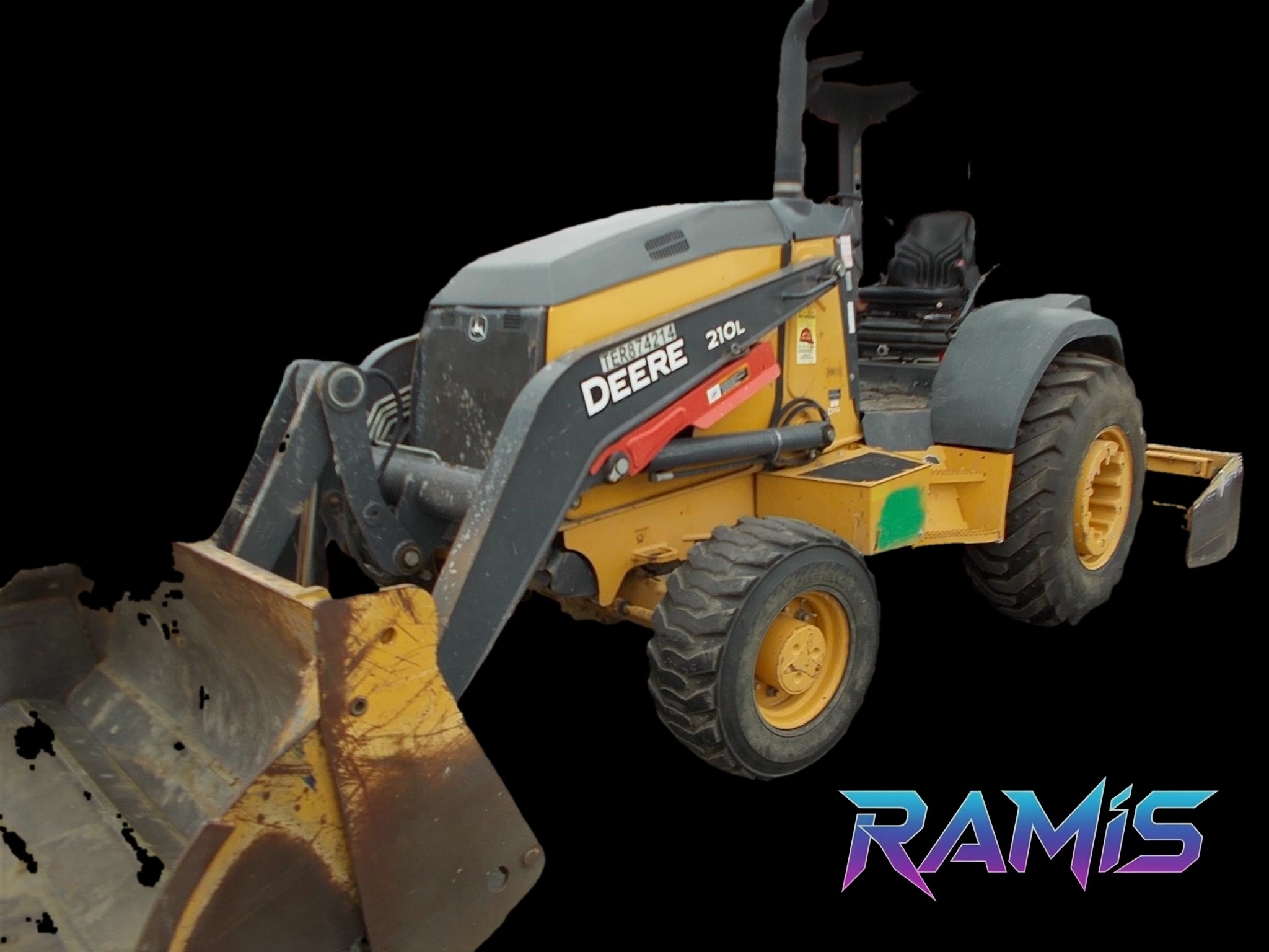 2019 Deere 210L Backhoe Loader photo 2