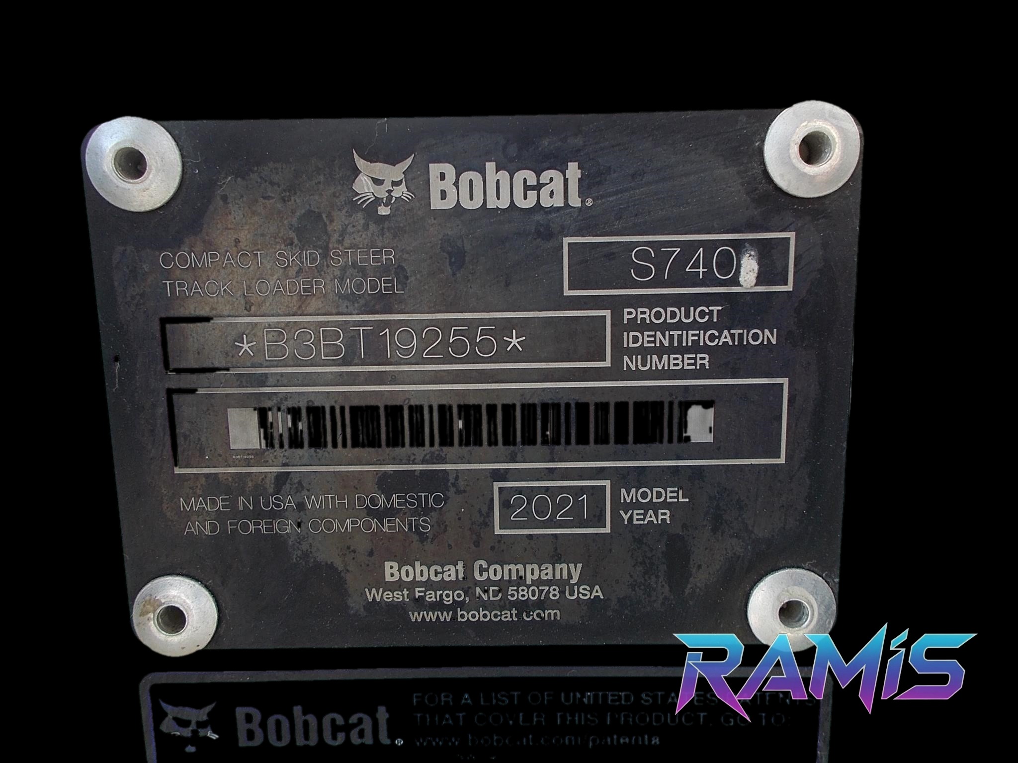 2021 Bobcat S740 Skid Steer Loader photo 12