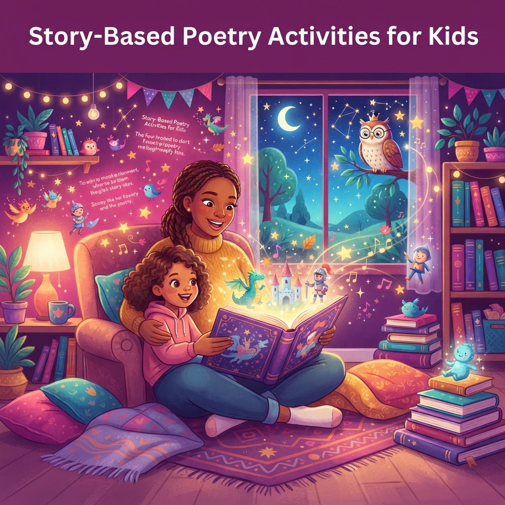Featured image for 6 Story-Based Poetry Activities for Kids - InstaTales AI storytelling blog