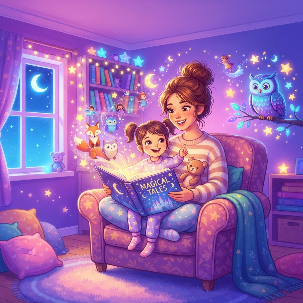 Featured image for Bedtime stories when your child wont share - InstaTales AI storytelling blog