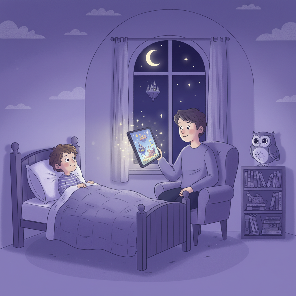 Featured image for How AI Story Generators Help with Bedtime Routines - InstaTales AI storytelling blog