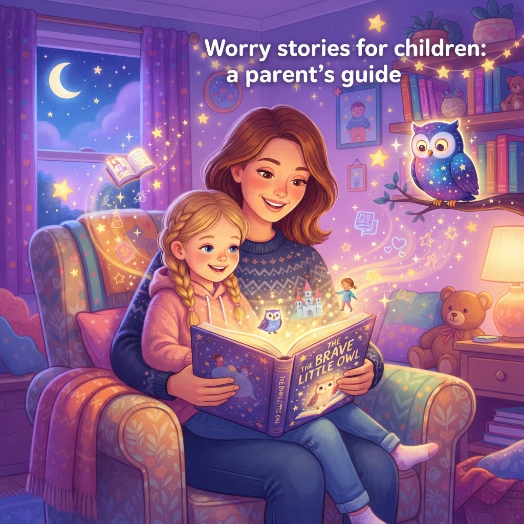 Featured image for Worry Stories for Children: A Parent Guide - InstaTales AI storytelling blog