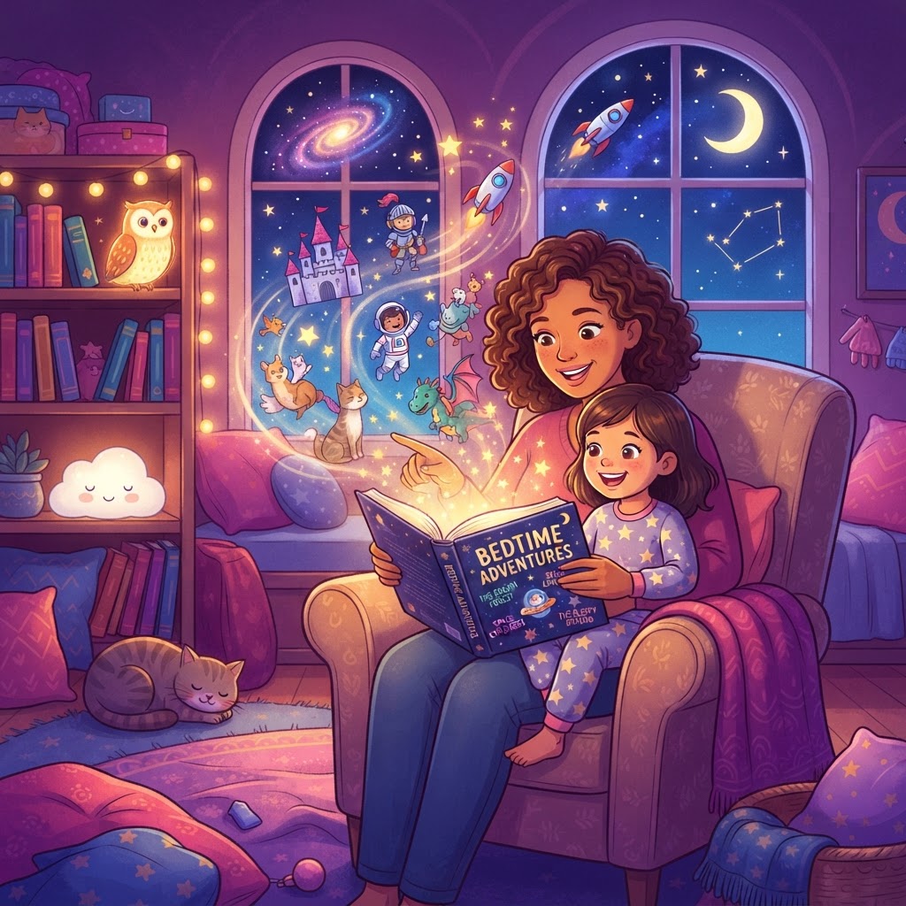 Featured image for Best sharing bedtime stories for 6-year-olds - InstaTales AI storytelling blog
