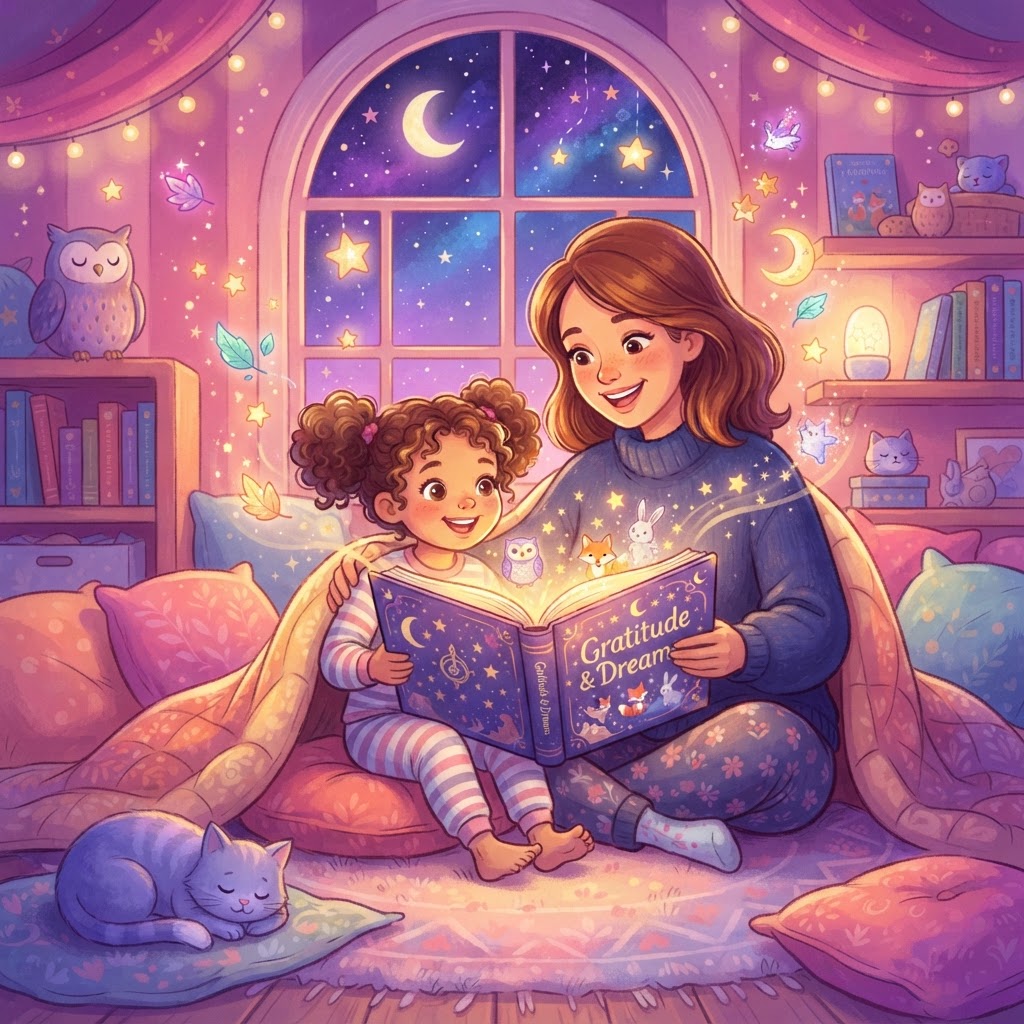 Featured image for Teaching gratitude through bedtime stories - InstaTales AI storytelling blog