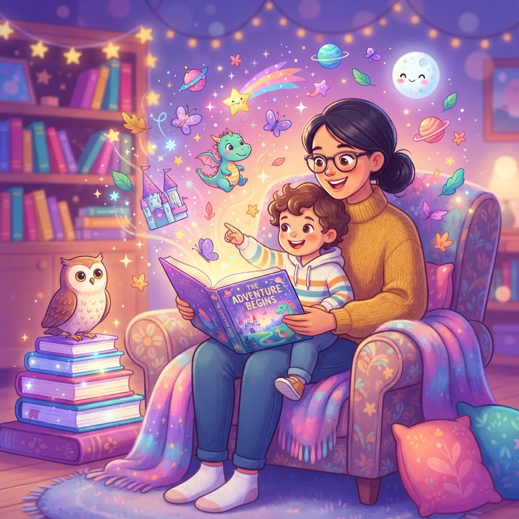 Featured image for Great Stories for 2 Year Olds: What Works? - InstaTales AI storytelling blog