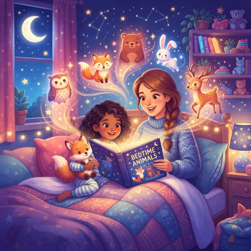 Featured image for Best animals bedtime stories for 6-year-olds - InstaTales AI storytelling blog