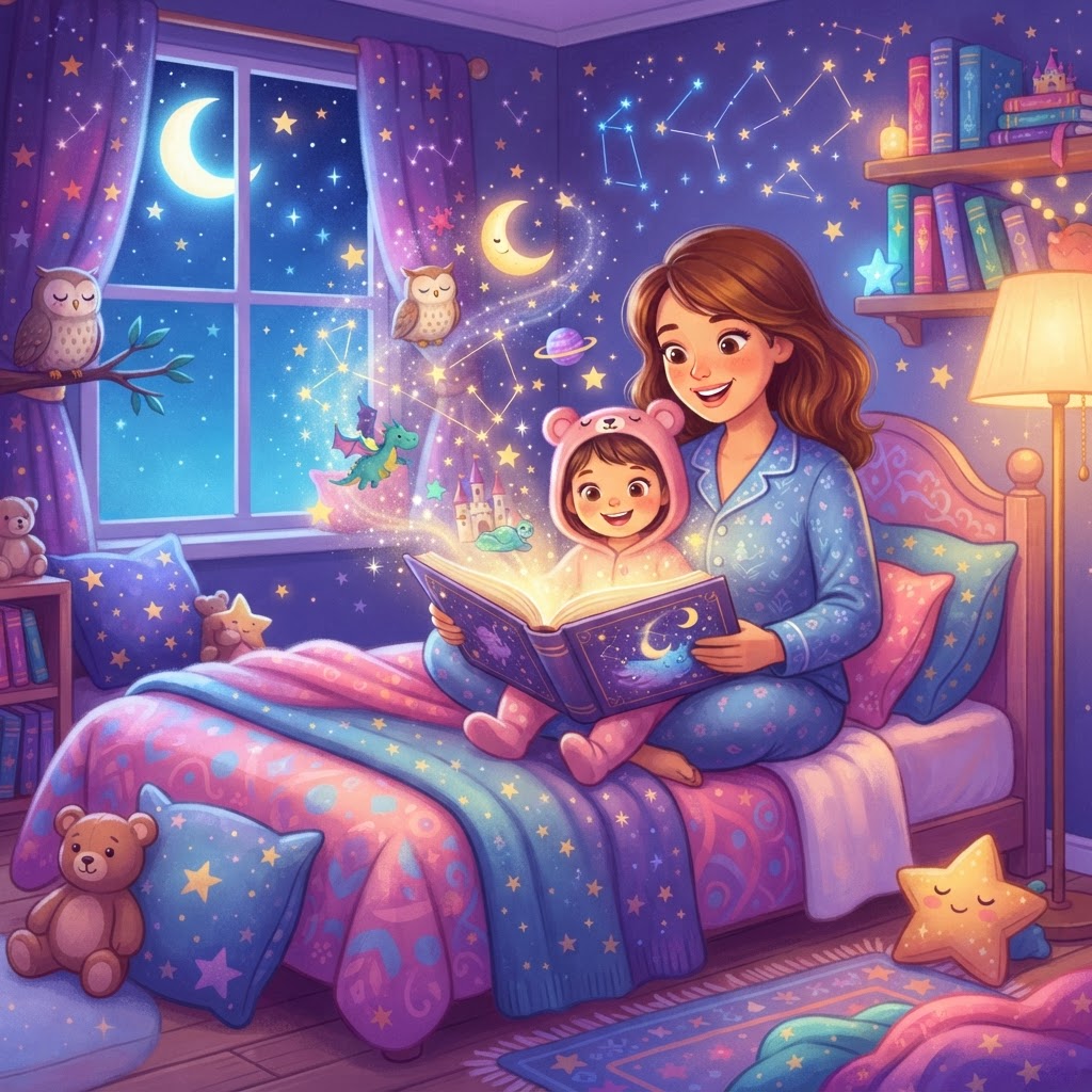 Featured image for Best educational bedtime stories for 4-year-olds - InstaTales AI storytelling blog