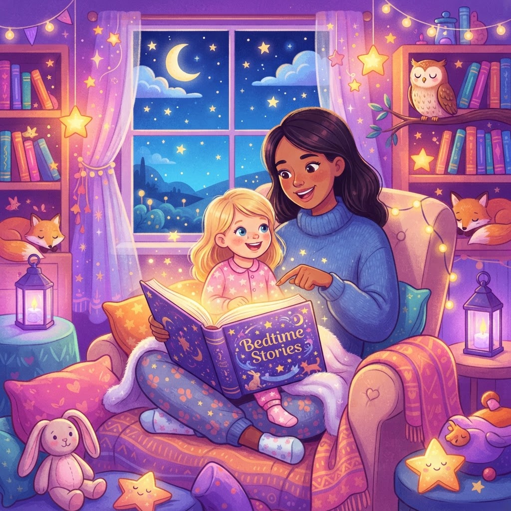 Featured image for Best curious bedtime stories for 3-year-olds - InstaTales AI storytelling blog
