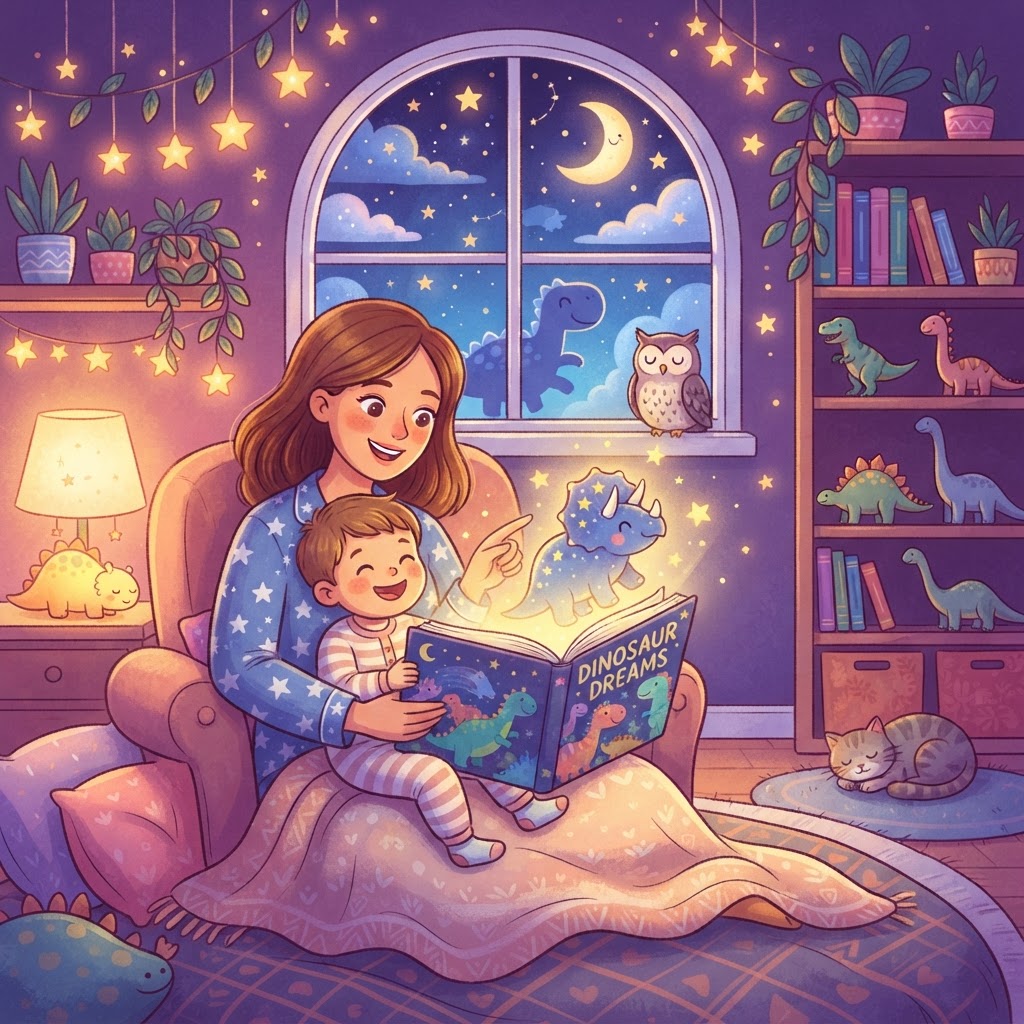 Featured image for Best dinosaurs bedtime stories for 2-year-olds - InstaTales AI storytelling blog