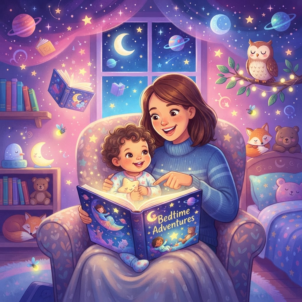 Featured image for Best bedtime bedtime stories for 1-year-olds - InstaTales AI storytelling blog