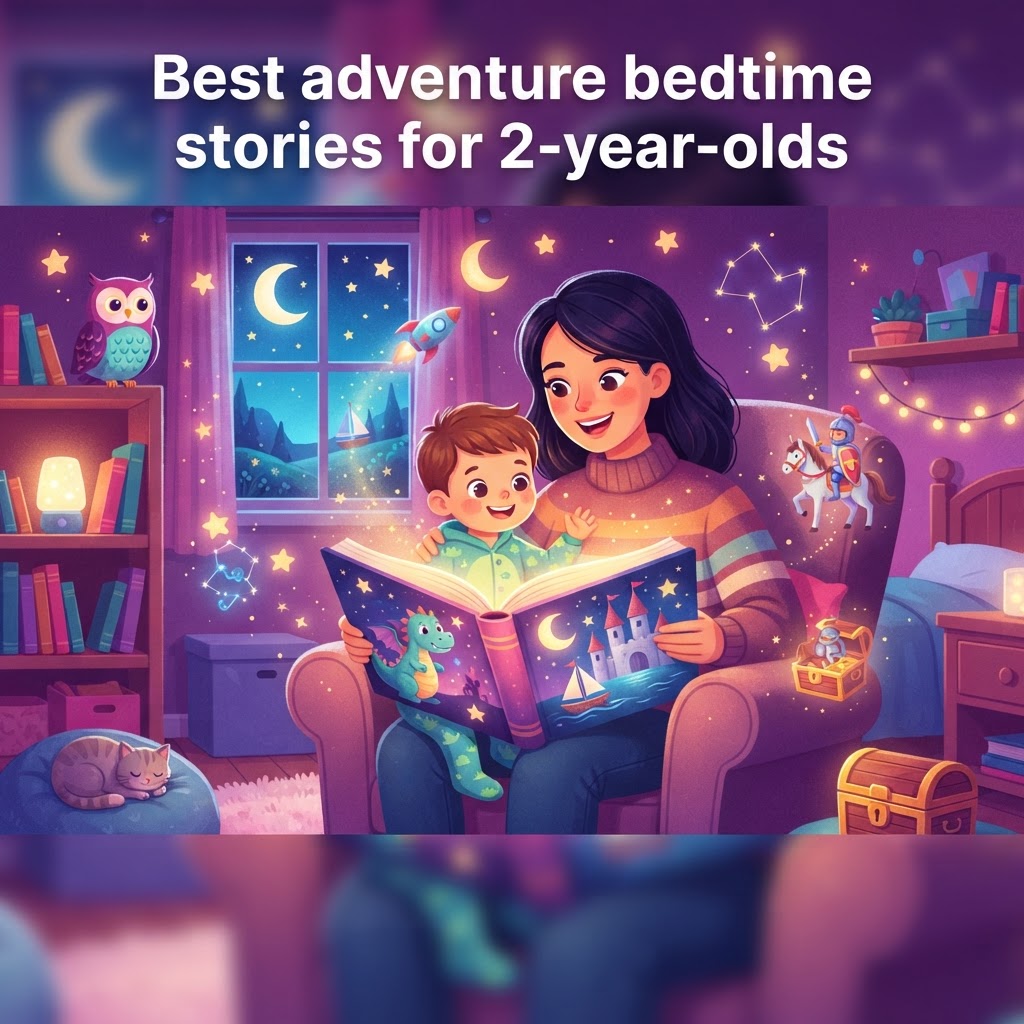 Featured image for Best adventure bedtime stories for 2-year-olds - InstaTales AI storytelling blog
