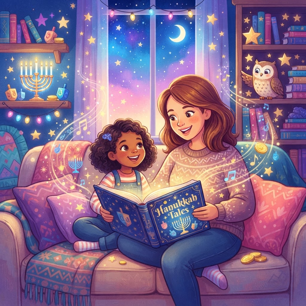 Featured image for Hanukkah Stories for Kids: 7 Magical Ideas - InstaTales AI storytelling blog