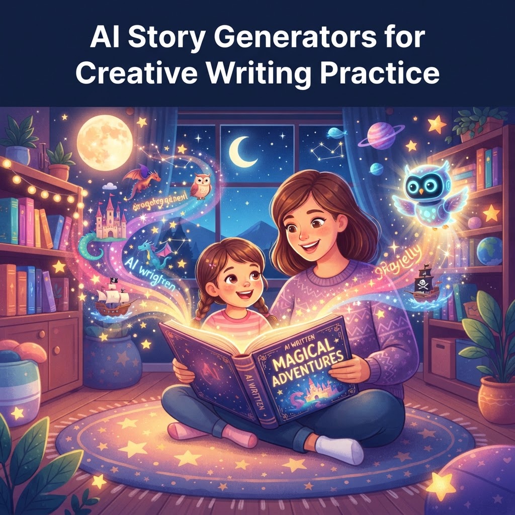 Featured image for AI Stories for Creative Writing Practice - InstaTales AI storytelling blog