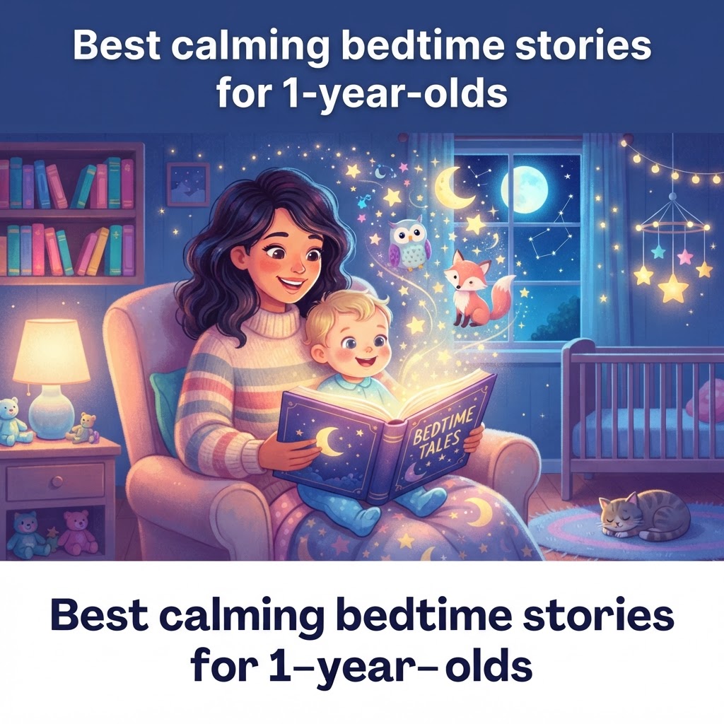 Featured image for Best calming bedtime stories for 1-year-olds - InstaTales AI storytelling blog