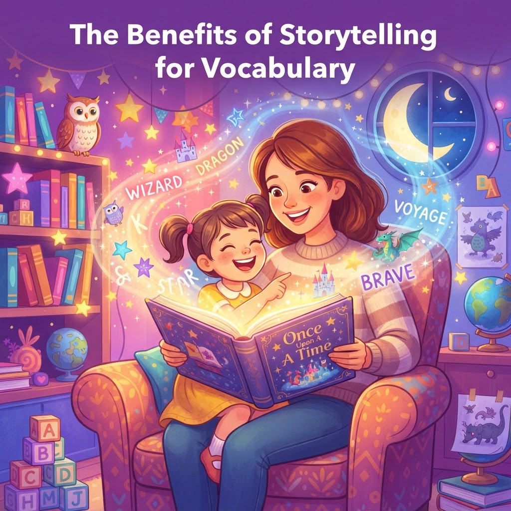 Featured image for Storytelling and Vocabulary: What Research Shows - InstaTales AI storytelling blog