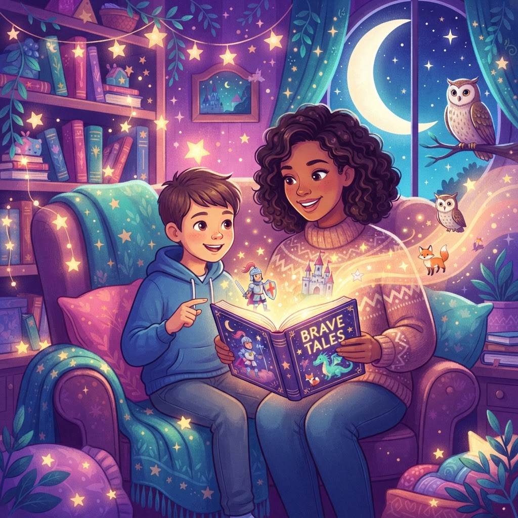 Featured image for Best courage bedtime stories for 10-year-olds - InstaTales AI storytelling blog