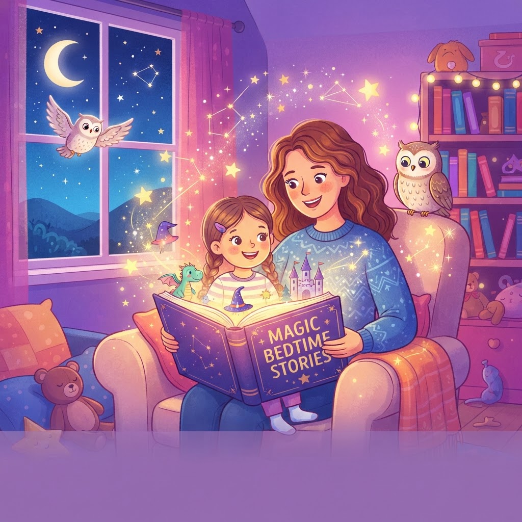 Featured image for Best magic bedtime stories for 6-year-olds - InstaTales AI storytelling blog
