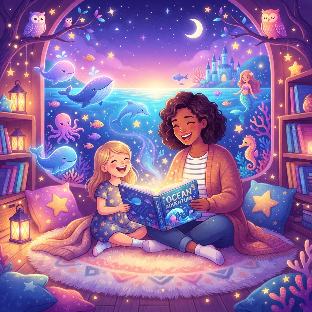 Featured image for 10 ocean story ideas for kids - InstaTales AI storytelling blog
