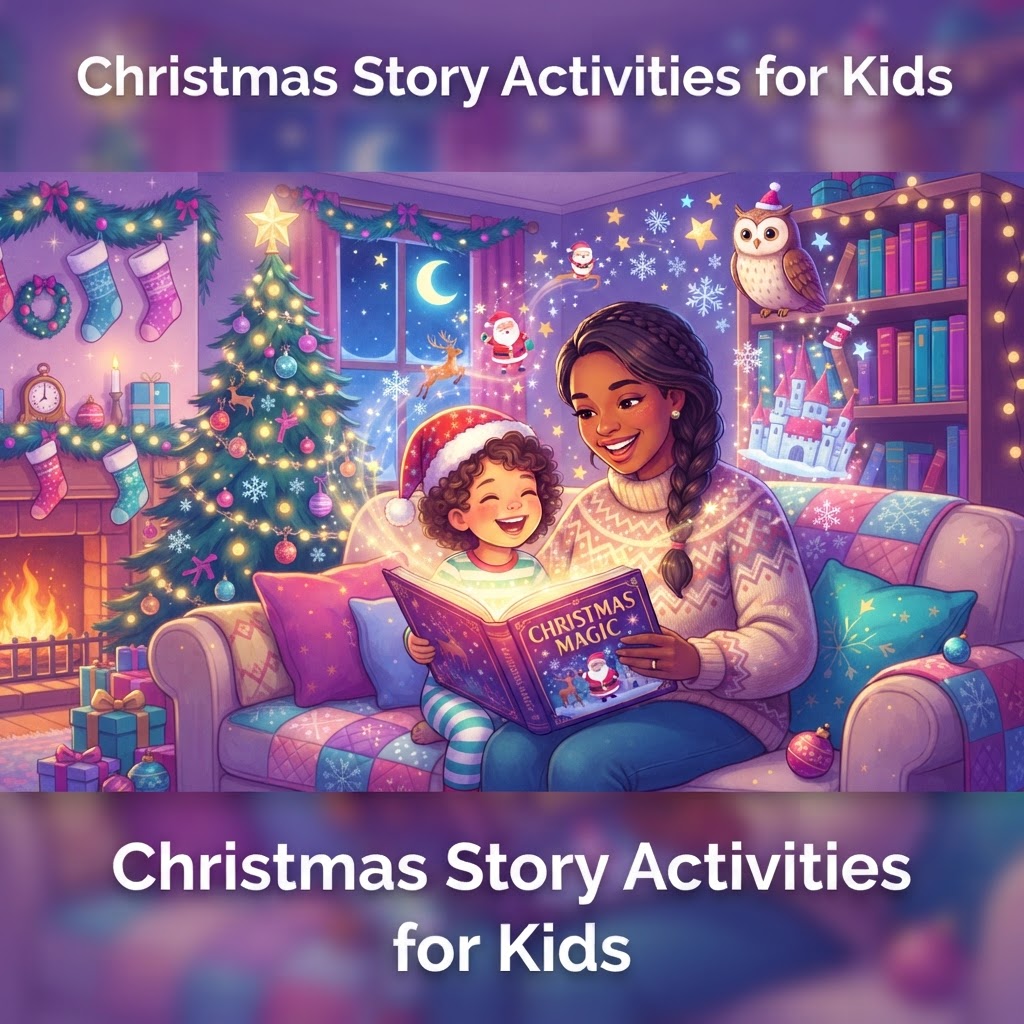 Featured image for 7 Christmas Story Activities for Kids - InstaTales AI storytelling blog