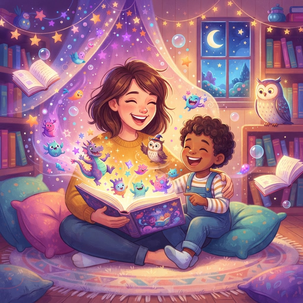 Child Wants Funny Stories? Read With Variety