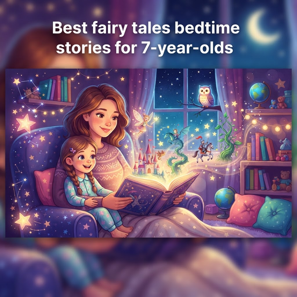 Featured image for Best fairy tales bedtime stories for 7-year-olds - InstaTales AI storytelling blog