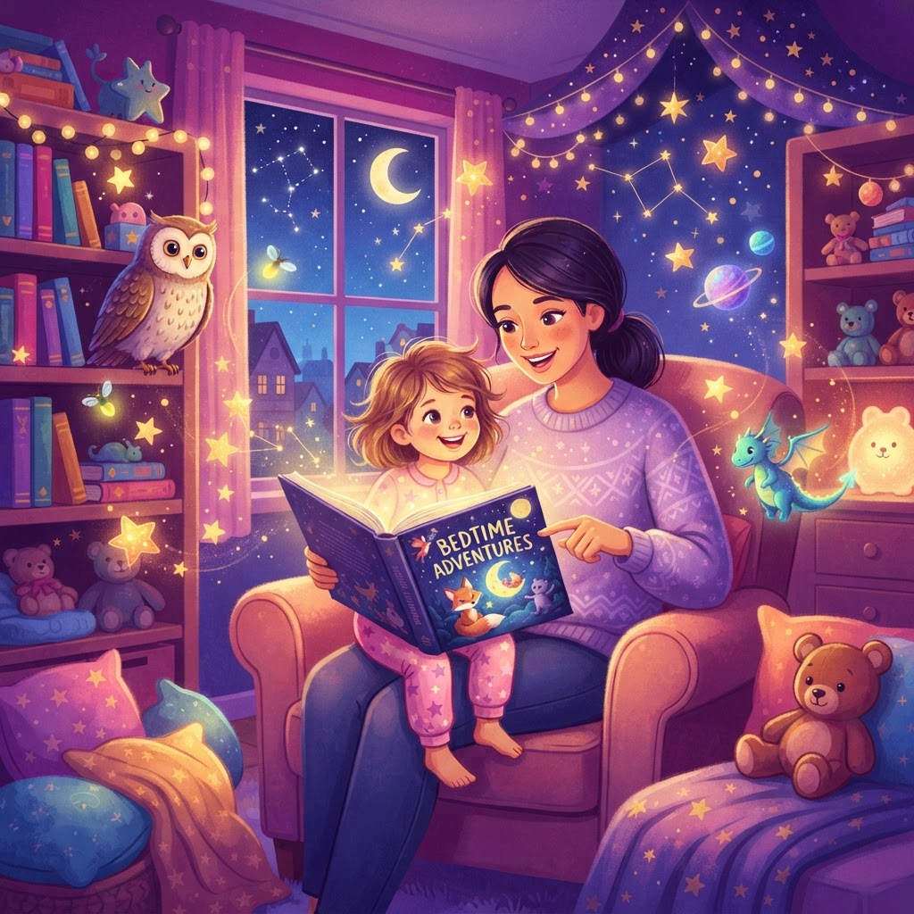 Featured image for Best educational bedtime stories for 3-year-olds - InstaTales AI storytelling blog
