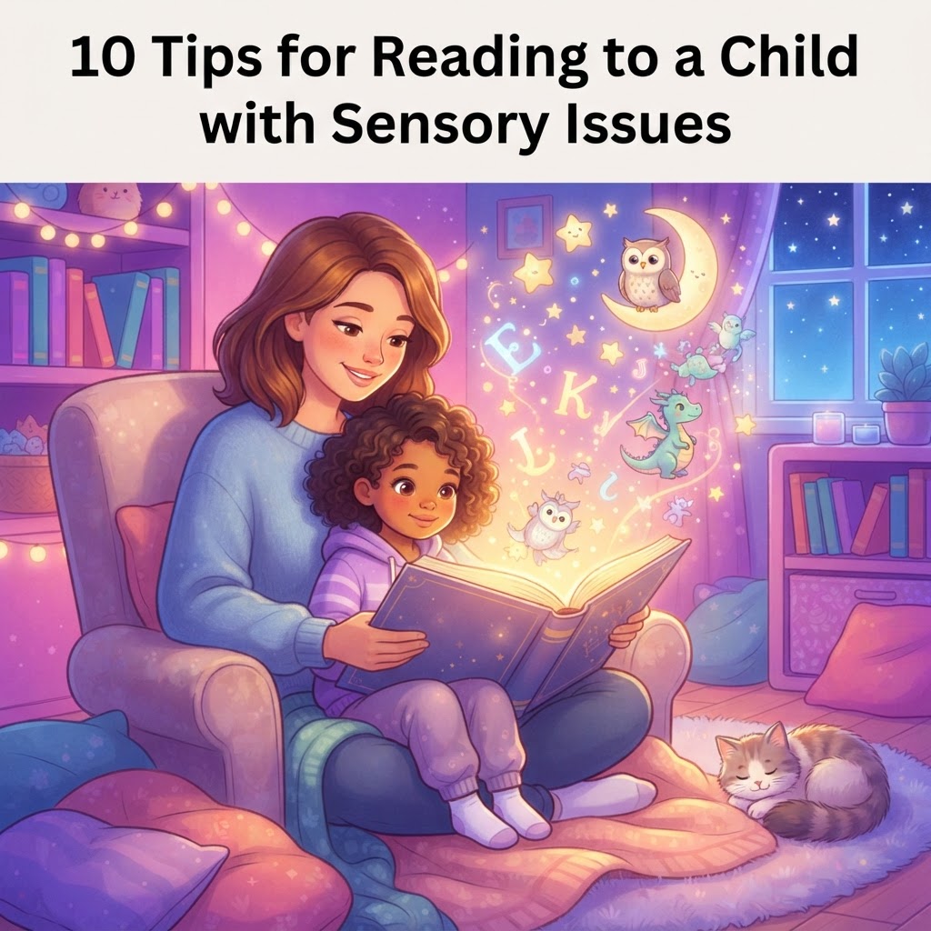 Featured image for 10 Tips for Reading to a Sensory-Sensitive Child - InstaTales AI storytelling blog