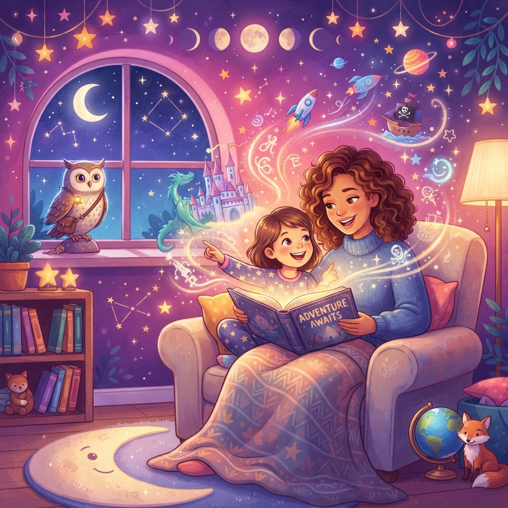 Featured image for Best curious bedtime stories for 9-year-olds - InstaTales AI storytelling blog