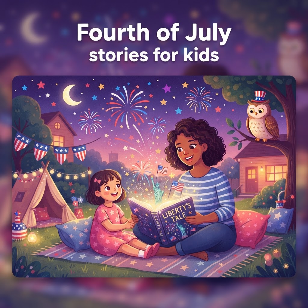 Featured image for Fourth of July Stories for Kids: 7 Festive Ideas - InstaTales AI storytelling blog