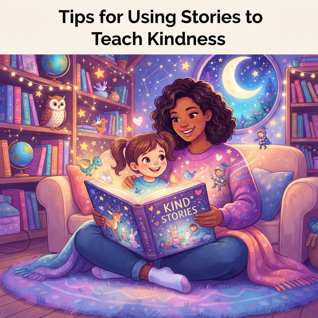 Featured image for 10 Kindness Storytelling Tips for Parents - InstaTales AI storytelling blog