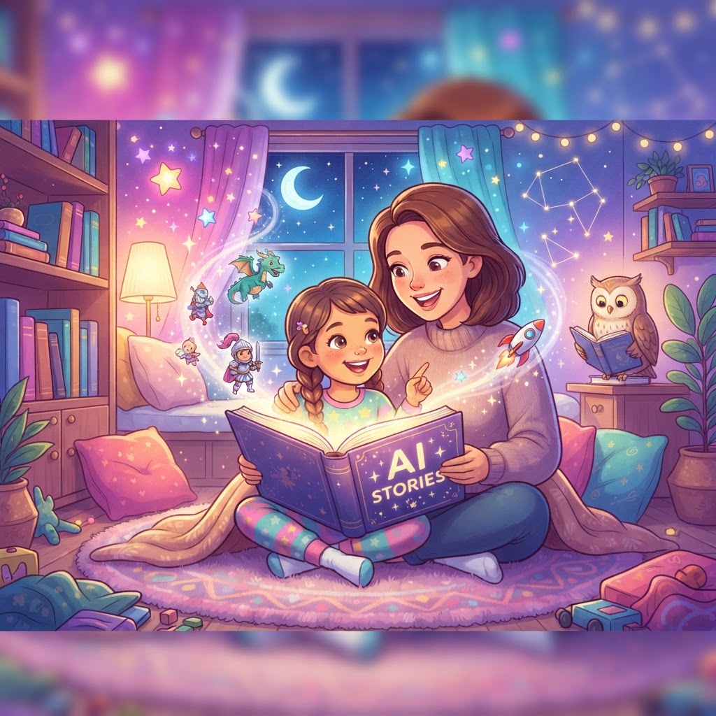 Featured image for Best Free AI Story Generators for Kids in 2026: An Honest Comparison - InstaTales AI storytelling blog