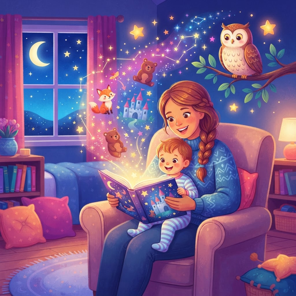 Featured image for Best moral bedtime stories for 2-year-olds - InstaTales AI storytelling blog