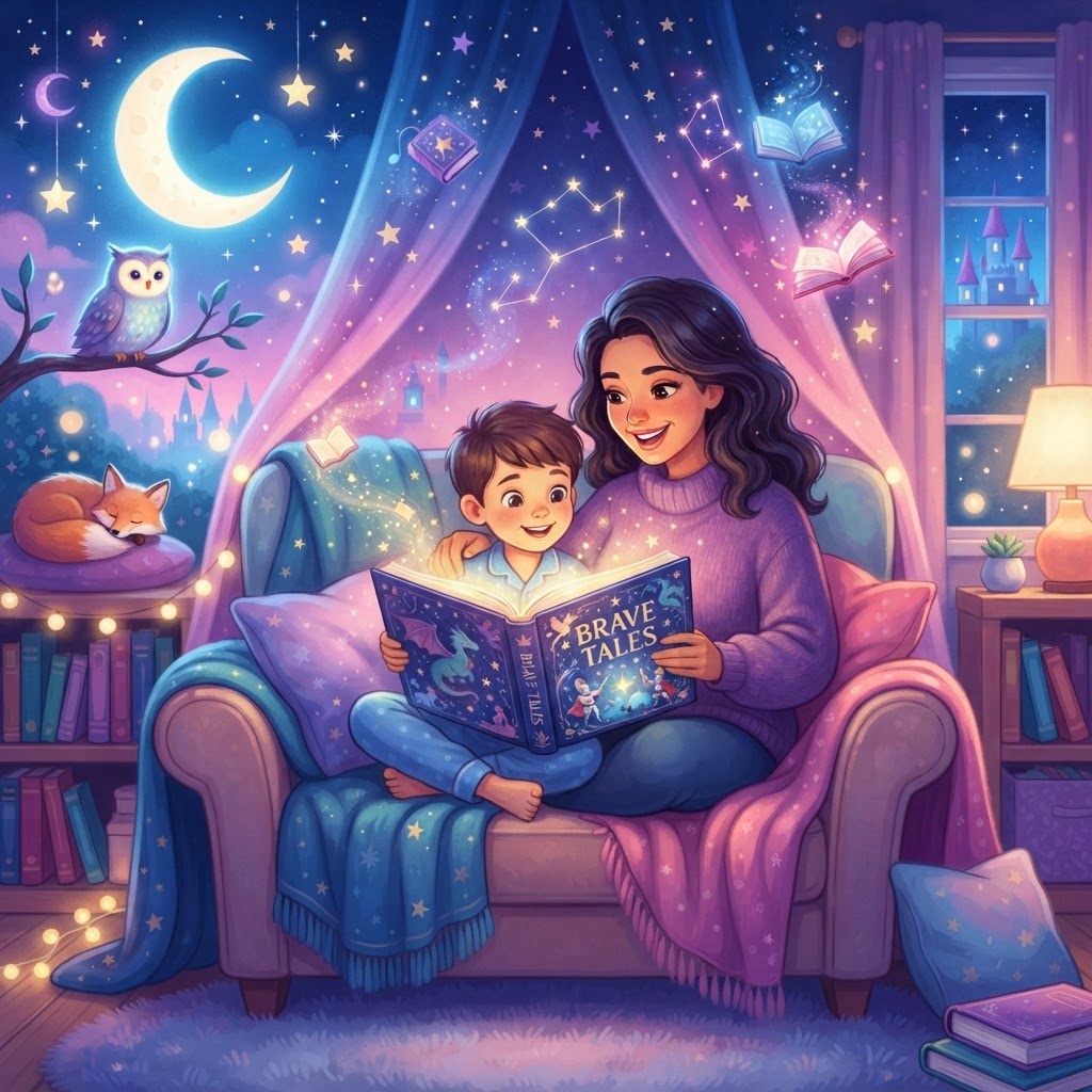 Featured image for Best brave bedtime stories for 6-year-olds - InstaTales AI storytelling blog