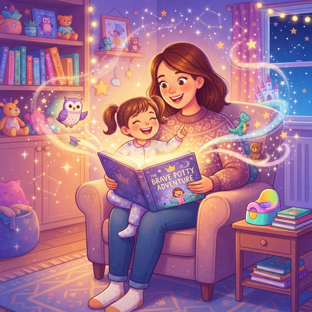 Featured image for AI Stories for Potty Training That Really Help - InstaTales AI storytelling blog