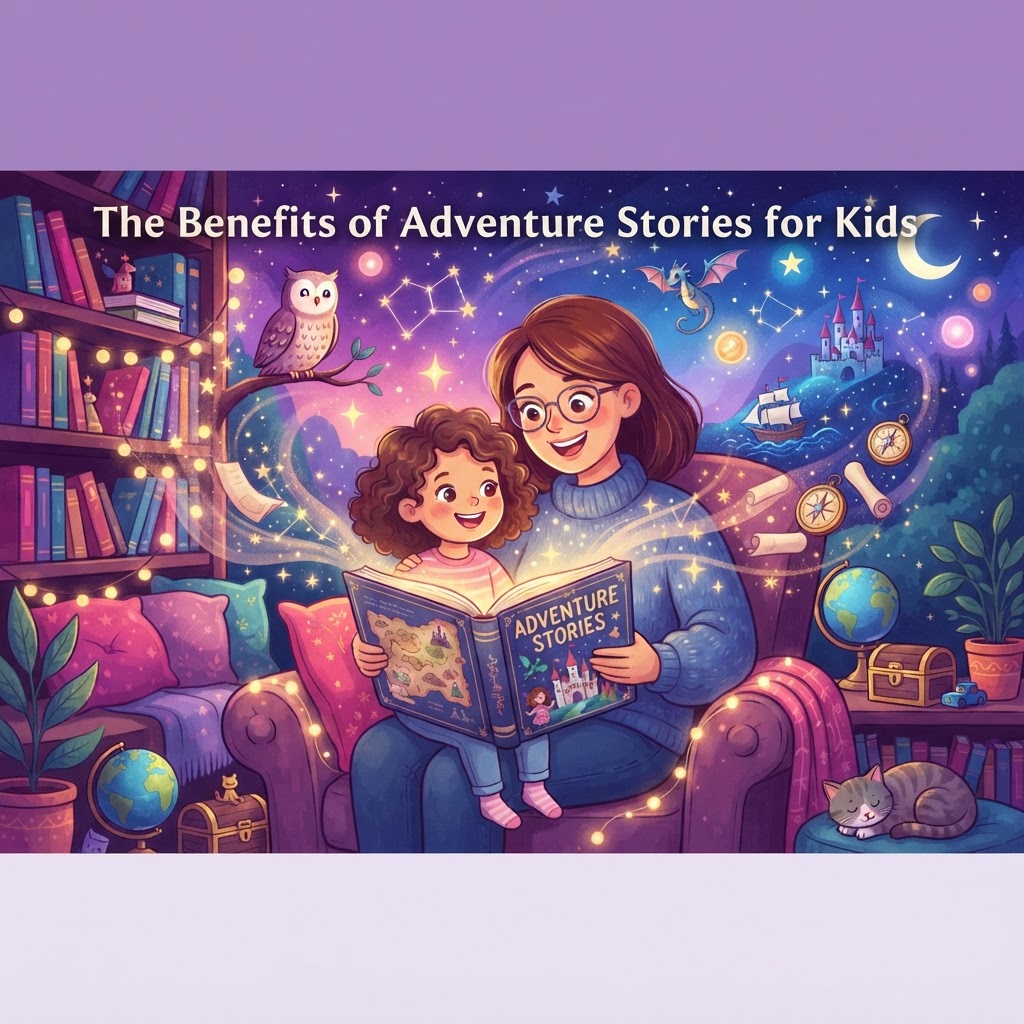 Featured image for The Benefits of Adventure Stories for Kids - InstaTales AI storytelling blog