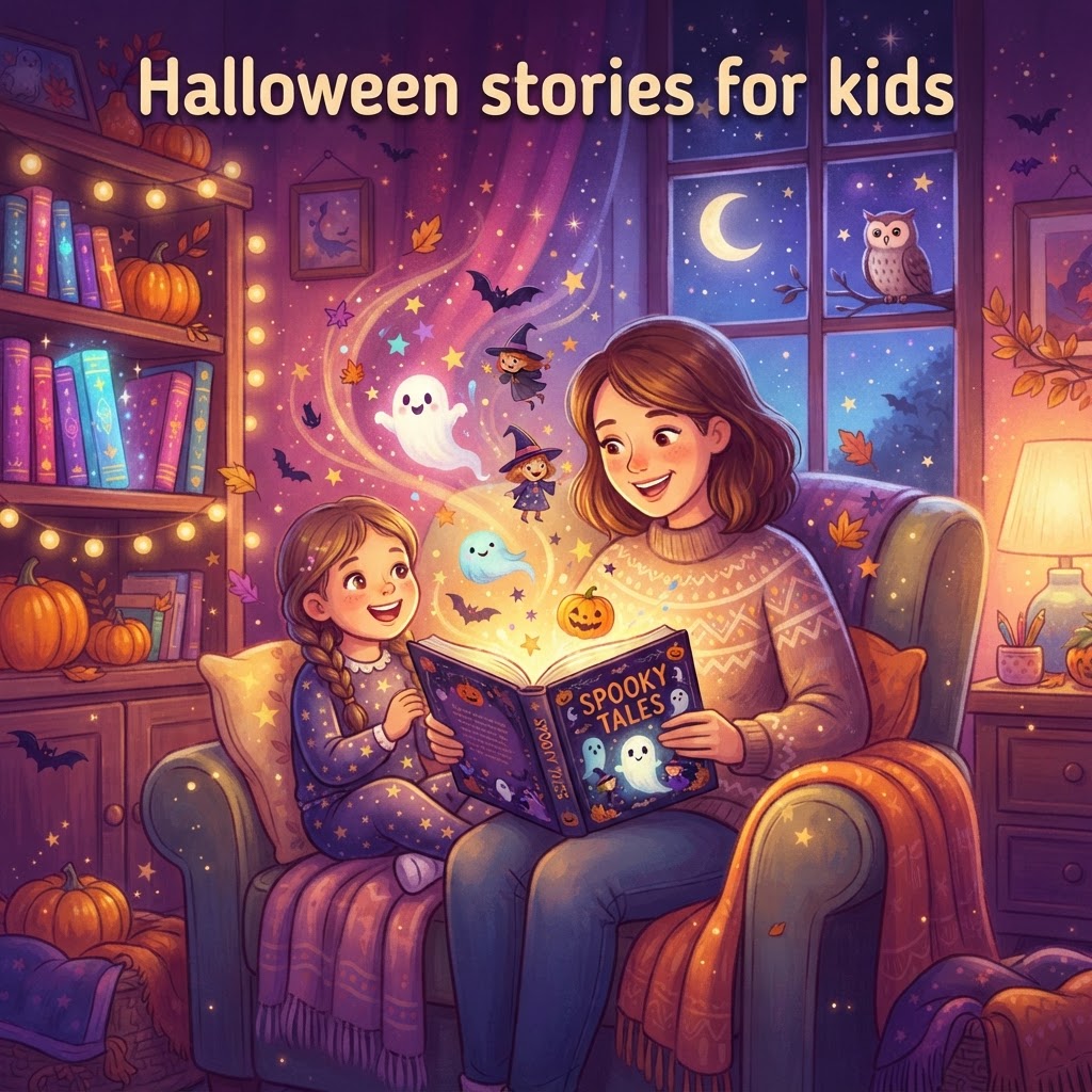 Featured image for Halloween Stories for Kids: Fun, Not Scary - InstaTales AI storytelling blog
