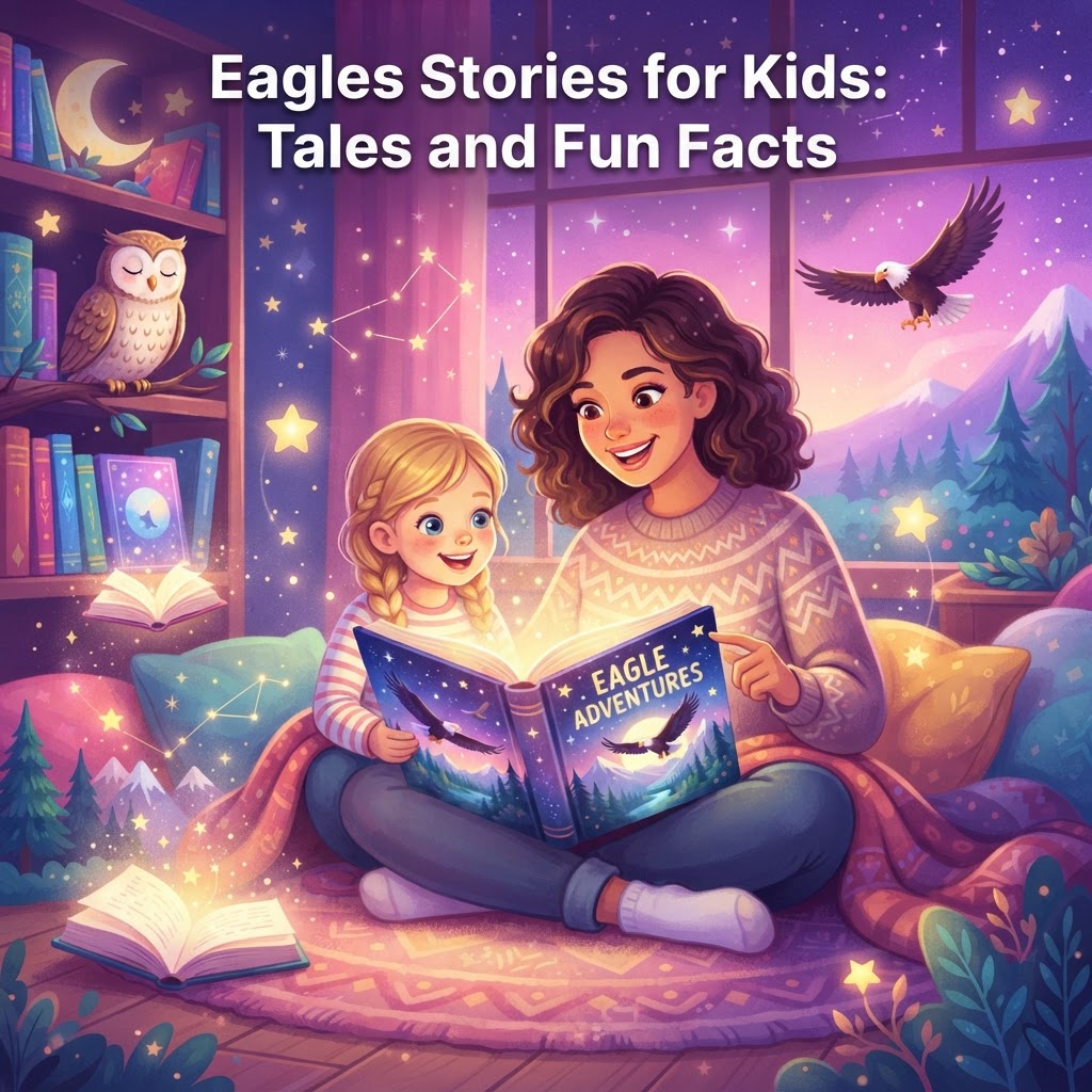 Featured image for Eagles Stories for Kids: 7 Tales and Fun Facts - InstaTales AI storytelling blog
