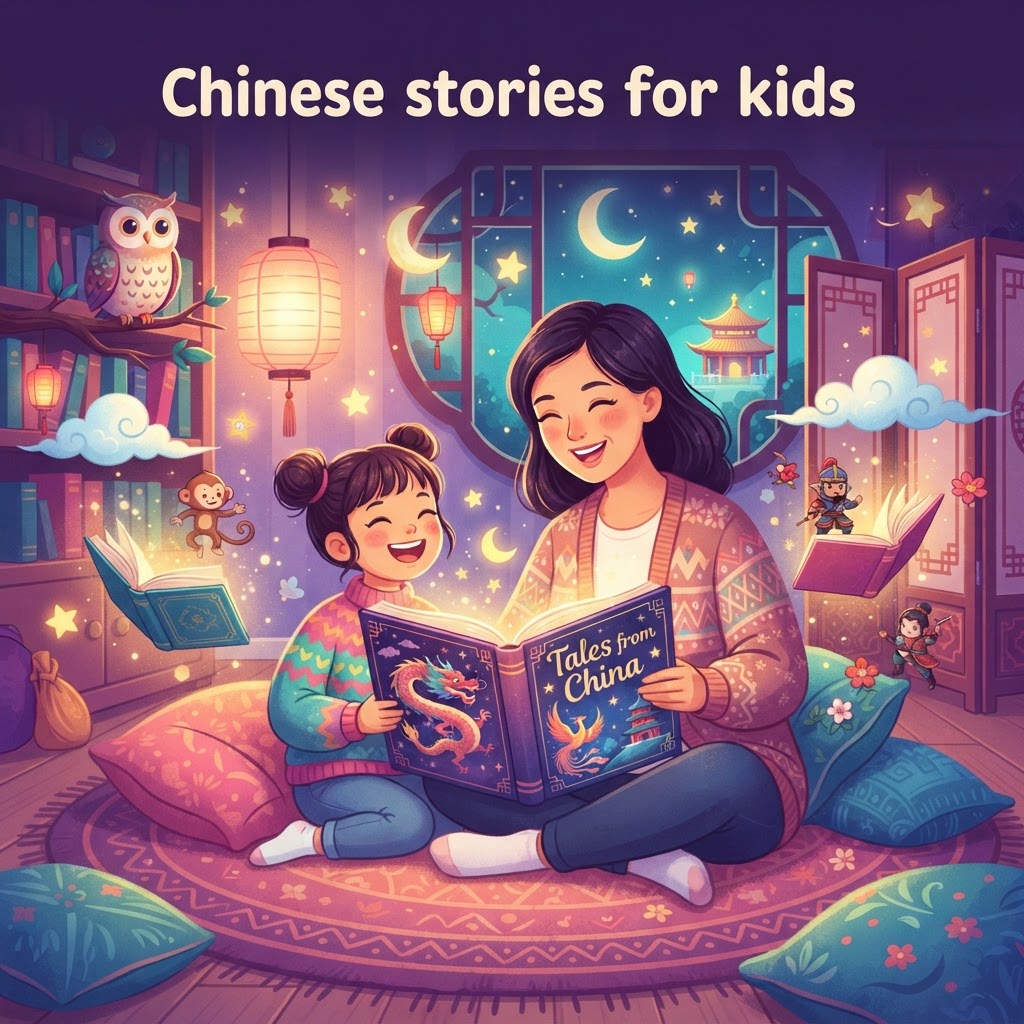 Featured image for Chinese Stories for Kids: Myths Made Gentle - InstaTales AI storytelling blog
