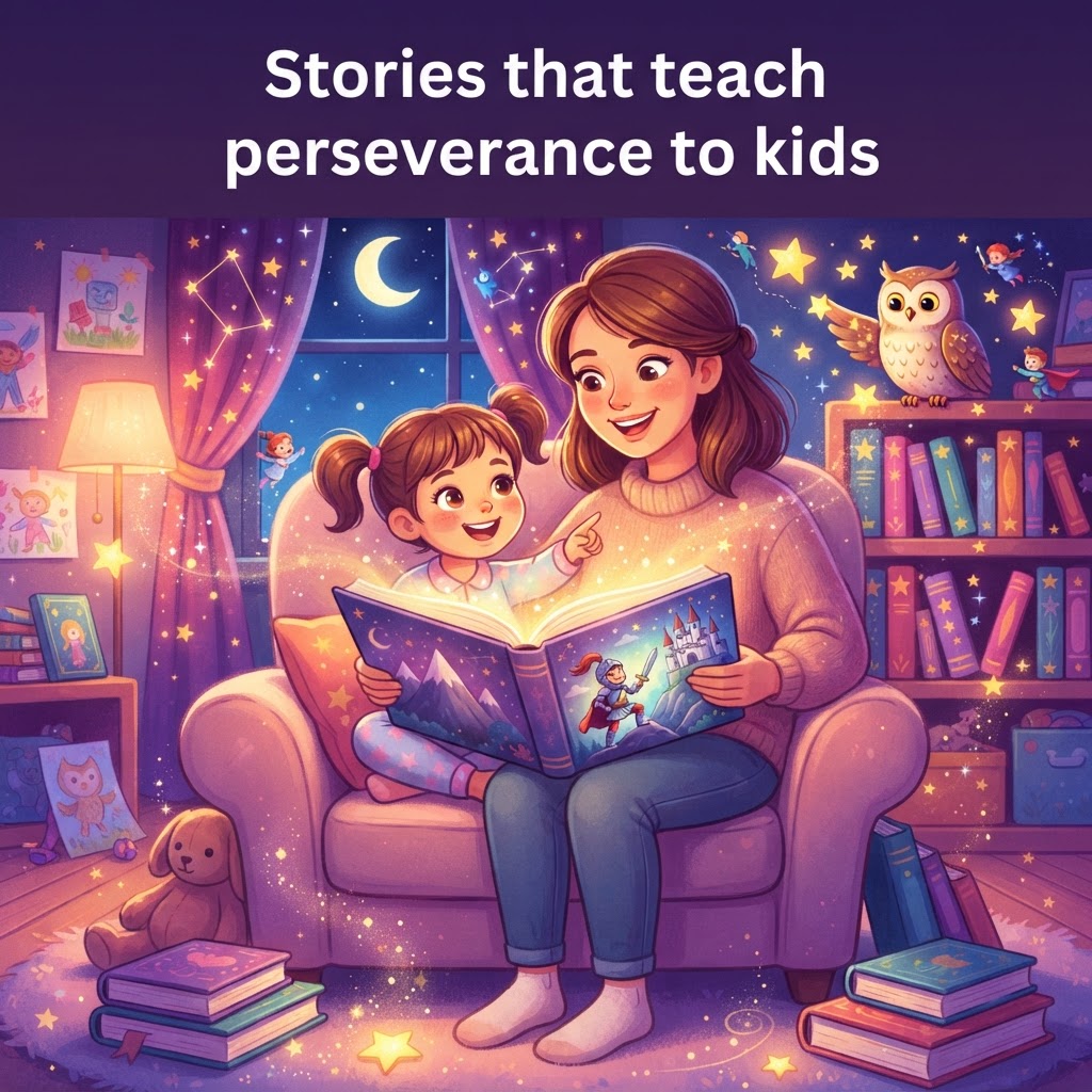 Featured image for Stories that teach perseverance to kids - InstaTales AI storytelling blog
